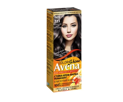 Крем-фарба стійка Acme AVENA Shine Color 723 Попелястий шатен (4823115502605)