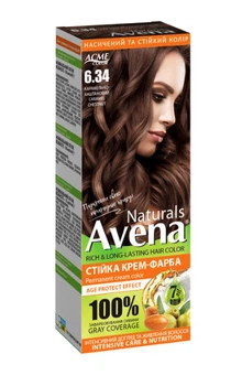 Крем-фарба стійка Acme 634 AVENA Shine Color Карамельно-каштановий 115 мл (4823115507082)