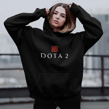 Худі флісовий Dota 2 (Invoker) M чорний