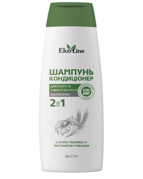 Шампунь-кондиціонер Acme 2в1 EkoLine для сухого волосся 400 мл (4820000307598)