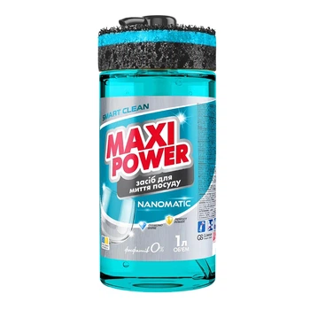Засіб для миття посуду Maxi Power 1л Наноматік