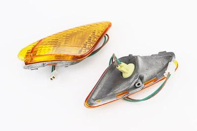 Поворотники передние в сборе для скутера Yamaha JOG ARTISTIC, 2 шт, жёлтые PRC