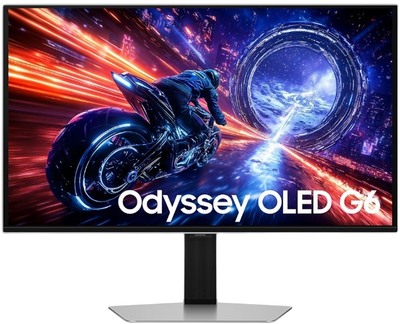 Монитор 27" Samsung Odyssey OLED G6 Silver (LS27FG604SUXEN)