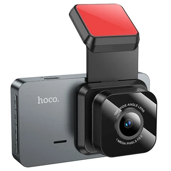 Відеореєстратор Hoco DV9 720P 3.0" екран 120° кут огляду 86х38х92 мм чорний
