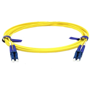 Патчкорд оптичний CMS LC/UPC-LC/UPC SM 1.5 м Duplex Slim
