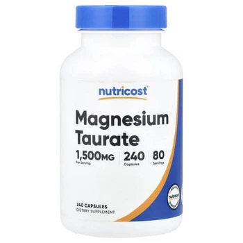 Таурат магнію Nutricost (Magnesium Taurate) 240 капсул (NCS-67859)