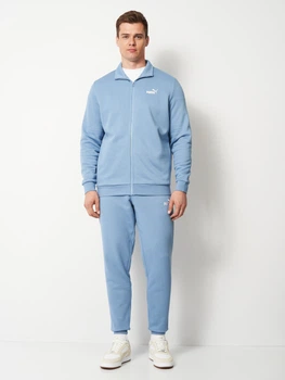 Спортивный костюм мужской утеплённый Puma Essentials 68817528 L Zen Blue (4070033458716)
