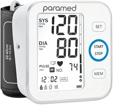 Тонометр Paramed для измерения АД с ЖК-дисплеем