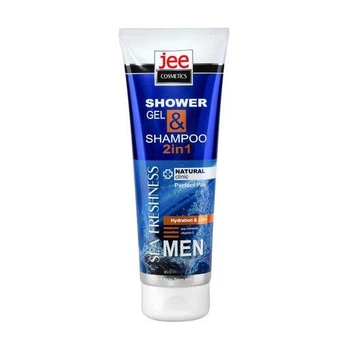 Гель для душу & шампунь для чоловіків Jee Cosmetics 2 в 1 "Sea Freshnes" (морська свіжість), 250 мл