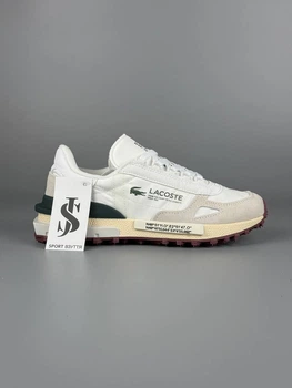 Жіночі кросівки Laсoste Elite Active White Green 38 (24.5см)