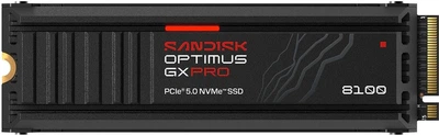 SSD диск SANDISK Optimus GX PRO 8100 1TB M.2 2280 NVMe PCIe 5.0 x4 3D NAND TLC (SDSP82100TAH-000E0)