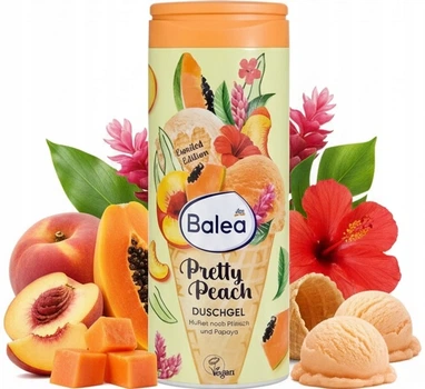 Гель для душу Balea Pretty Peach duschgel (аромат кисло-солодкий персик і папая ) 300 ml
