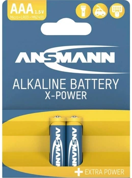 Лужні батарейки Ansmann Premium X-Power AAA/LR03 2шт. (5015603)
