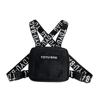 Нагрудная сумка 6017 TOYU BAG черная