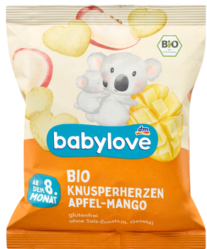 Органічні дитячі чіпси яблуко-манго Babylove, 30 г