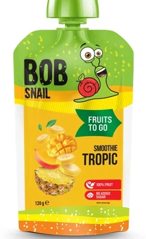 Фруктове пюре-смузі Bob Snail Банан-Ананас-Манго 120 г (4820219346388)