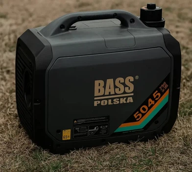 Інверторний генератор 3.5 кВт Bass Polska 5045 тихий бензиновий генератор чиста синусоїда
