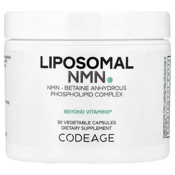 Ліпосомальний НМН Codeage (Liposomal NMN Platinum) 30 рослинних капсул (AGE-12182)