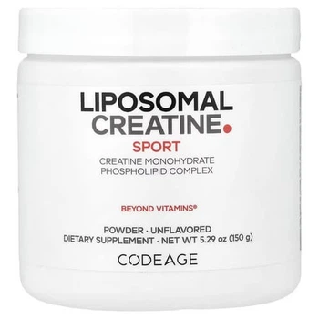 Креатин ліпосомальний Codeage (Sport Liposomal Creatine Powder) 150 г (AGE-60906)