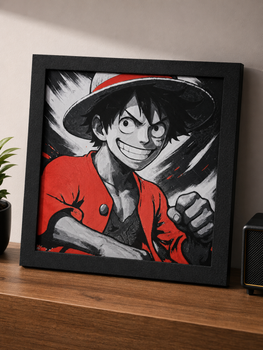 Картина One Piece в рамці: Монкі Д. Луффі. Aivory