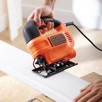 Пила лобзикова мережева BLACK+DECKER KS501 (400 Вт, 65 мм, 3000 об/хв) электролобзик (44215)