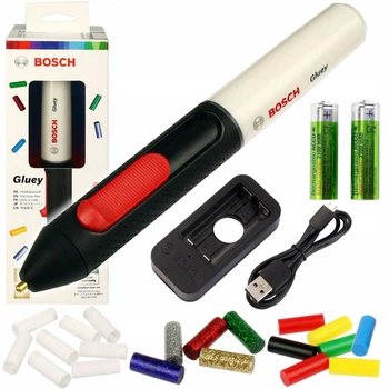 Клеевая ручка Bosch Gluey Marshmallow 06032A2102 (7 мм, 2.1 Ач) терморучка аккумуляторна (23350)