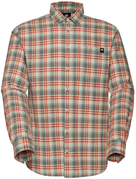 Рубашка Mammut Trovat Summer Longsleeve Shirt Men M silver sage-red