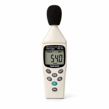 Шумомер-регистратор TENMARS TM-103, 30–130 дБ, класс 2, USB, память 14 000 записей