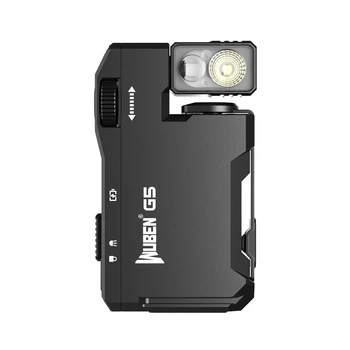 Универсальный карманный EDC фонарь Wuben G5 RGB Black (400Лм, 82м, 450мАч)