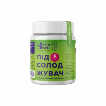 Подсластитель SOLOSVIT Stevia 1:5 без горечи, зелёная банка 200 г