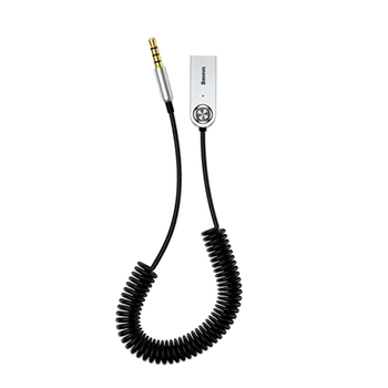 Bluetooth ресивер Baseus BA01 адаптер для автомобиля и колонок беспроводной аудио приемник USB AUX 5V 3.5mm
