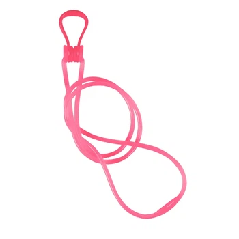 Затискач для носа Arena STRAP NOSE CLIP PRO, силіконовий затискач для плавання зі шнурком, у футлярі Рожевий (95212-091)
