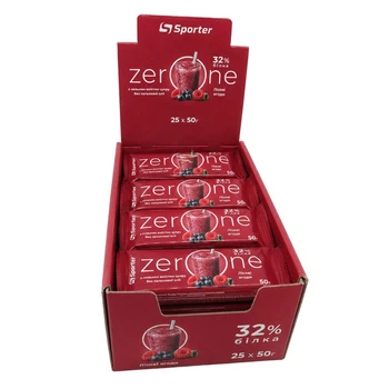 Батончик Sporter Zero One, 25*50 грамм - Лесные ягоды