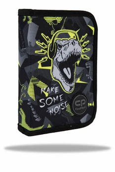 Пенал на блискавці пустий CoolPack DINOPARK з органайзером для ручок 20x14x3 см (F076966)