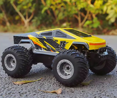 Машинка на радиоуправлении Tesla Cybertruck JJRC Q208 RC-джип машинка с пультом джип для детей с LED-подсветко
