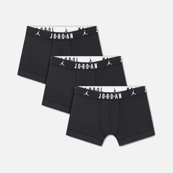 Трусы-боксерки мужские Jordan Jhm Mens 3 Pk Flight Cotton Tru Boxer S Чорний JM0891-023