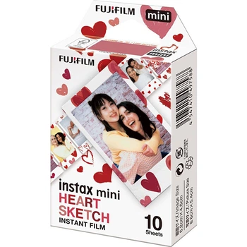 Фотобумага Color Fujifilm INSTAX MINI 10 Sheets (Heart Sketch) (255973)
