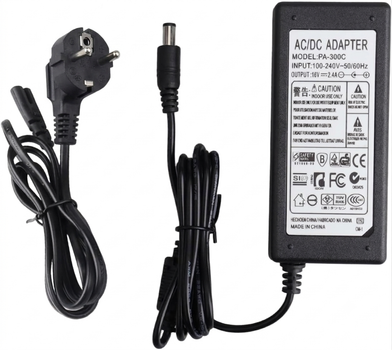 Блок живлення для синтезаторів Yamaha Micacorn 16 В 2.4 А сумісний з PA-300 PA-301