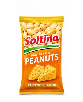 Арахіс смажений солоний Soltina Roasted Salted Peanuts Cheese Flavor Солтіна з смаком Сиру 100г