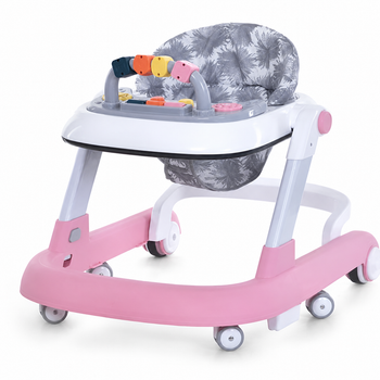 Ходунки детские Kidoro LH-805 с игровой панелью регулировка высоты Pink