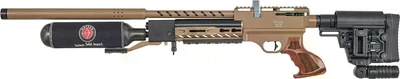 Пневматична гвинтівка PCP Optima Factor Sniper S FDE 4.5мм — високоточна редукторна пневматика з 48.7 Дж