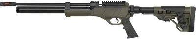 Пневматична гвинтівка PCP Optima Zylox OD Green 4.5мм — сучасна тактична пневматика з бічним заряджанням