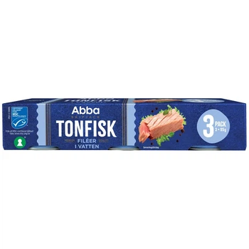 Тунец в собственном соку Abba Tonfisk (3 × 285г)