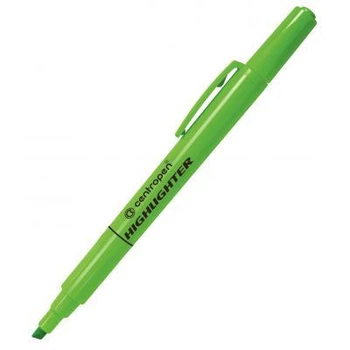 Маркер Centropen Fax 8722 1-4 мм, chisel tip, green