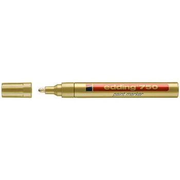 Маркер Edding Paint 2-4 мм круглый золотой