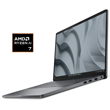 Ультрабук Dell 16 16255 / 16" (1920x1200) IPS Touch / AMD Ryzen AI 7 250 (8 (16) ядер по 3.3 - 5.1 GHz) / 32 GB DDR5 / 2000 GB SSD / AMD Radeon Graphics 780M / WebCam / Win 11 б/у