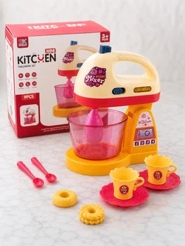 Детский миксер MINI KITCHEN со звуковыми эффектами, игровой набор кухня 9 предметов