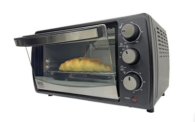 Електрична піч настільна духовка з грилем та сушкою 15 л 1200W Bass Polska BH 10373