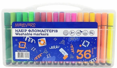 Фломастери Malevaro 36 кольорів (763975ML)