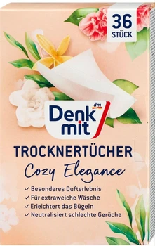 Серветки для сушарки (сушильної машини) Denkmit Cosy Elegance, 36 шт